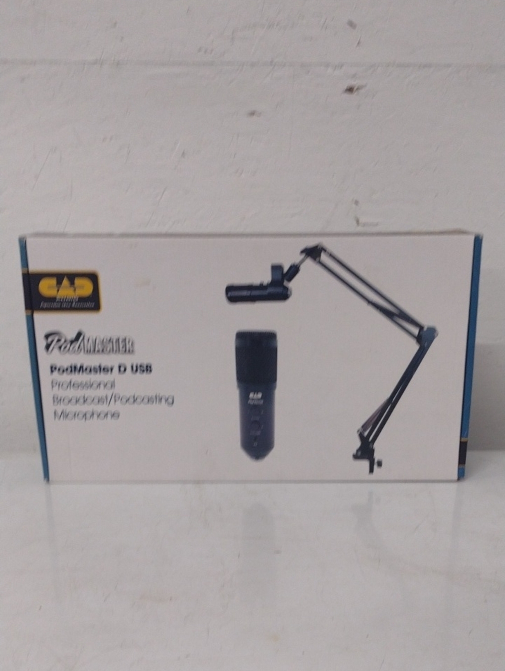 PodMaster D USB Microphone with Adjustable Arm - Black